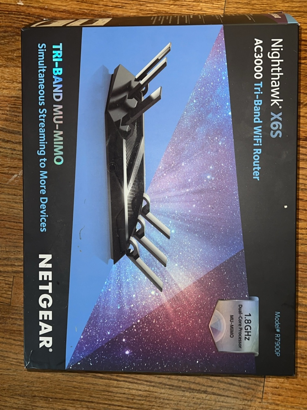 NETGEAR Nighthawk X6S AC3000 Tri-Band WiFi Router R7900P Tested w/ Box & Acc - Picture 2 of 7